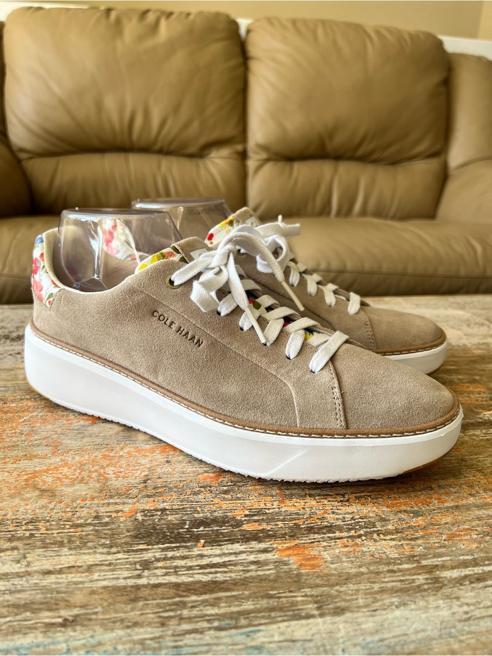 Cole Haan Grandprø Topspin Suede Trainer Sneaker Size 9 - Picture 4 of 16